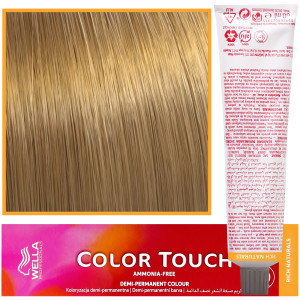 Wella Color Touch - profesjonalna farba do włosów bez amoniaku, 60 ml 8/3 Koniak