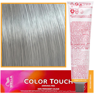 Wella Color Touch - profesjonalna farba do włosów bez amoniaku, 60 ml 7/89 Perłowoszary