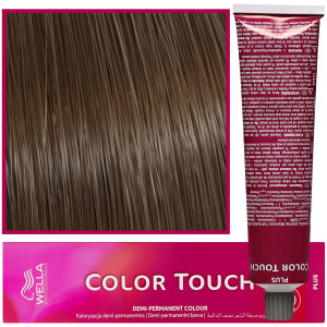 Wella Color Touch - profesjonalna farba do włosów bez amoniaku, 60 ml 66/07 Intensywny Ciemny Blond Delikatnie Mahoniowy (Mokka)