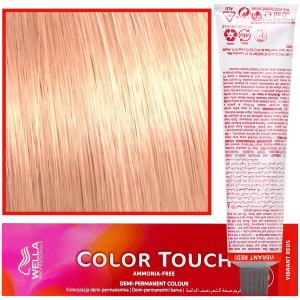 Wella Color Touch - profesjonalna farba do włosów bez amoniaku, 60 ml 10/34 najjaśniejszy blond złota czerwień