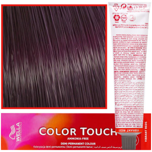 Wella Color Touch - profesjonalna farba do włosów bez amoniaku, 60 ml 4/6 Średni Brąz Fioletowy