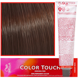 Wella Color Touch - profesjonalna farba do włosów bez amoniaku, 60 ml 5/4 Kasztan