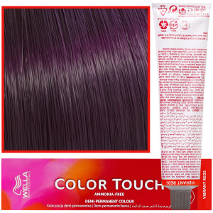 Wella Color Touch - profesjonalna farba do włosów bez amoniaku, 60 ml 3/66 Oberżyna