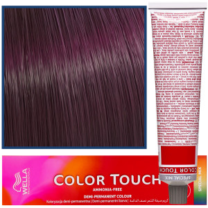 Wella Color Touch - profesjonalna farba do włosów bez amoniaku, 60 ml 0/56 Mahoniowo-Fioletowy
