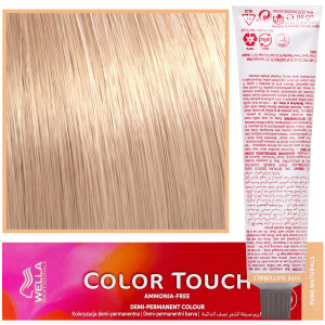 Wella Color Touch - profesjonalna farba do włosów bez amoniaku, 60 ml 10/05 Najjaśniejszy Blond Naturalny Mahoniowy