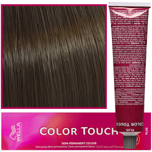 Wella Color Touch - profesjonalna farba do włosów bez amoniaku, 60 ml 55/03 Intensywny Jasny Brąz Delikatnie Złoty