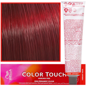 Wella Color Touch - profesjonalna farba do włosów bez amoniaku, 60 ml 66/45 Satynowa Czerwień