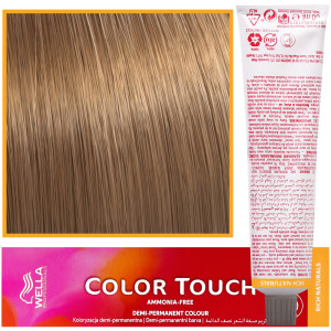 Wella Color Touch - profesjonalna farba do włosów bez amoniaku, 60 ml 8/38 Jasny Blond Złoto Perłowe