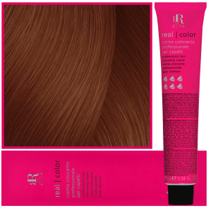 RR Line Real Color Crema - profesjonalna farba do włosów, 100ml 8.43 | Jasny Blond Miedziano Złoty