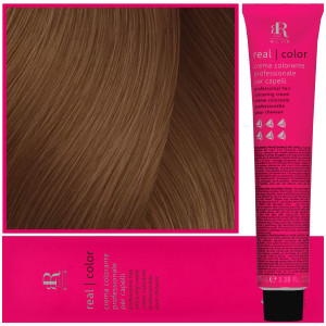 RR Line Real Color Crema - profesjonalna farba do włosów, 100ml 8.003 | Naturalny Ciepły Jasny Blond