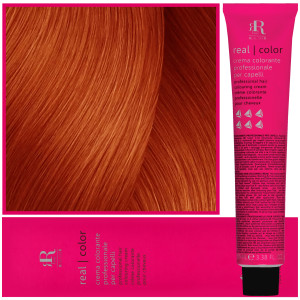 RR Line Real Color Crema - profesjonalna farba do włosów, 100ml 7.44 | Średni Blond Intensywnie Miedziany