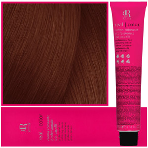 RR Line Real Color Crema - profesjonalna farba do włosów, 100ml 7.43 | Średni Blond Miedziano Złoty