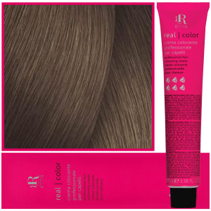 RR Line Real Color Crema - profesjonalna farba do włosów, 100ml 7.01 | Naturalny Blond Popielaty