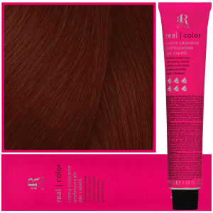 RR Line Real Color Crema - profesjonalna farba do włosów, 100ml 6.43 | Ciemny Blond Miedziano Złoty