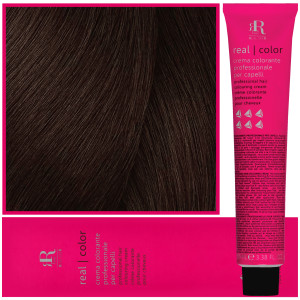 RR Line Real Color Crema - profesjonalna farba do włosów, 100ml 5.00 | Intensywny Jasny Brąz