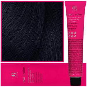 RR Line Real Color Crema - profesjonalna farba do włosów, 100ml 1.10 | Niebieska Czerń