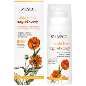 Sylveco Lekki Krem Nagietkowy - regenerujący krem do twarzy z betuliną, 50ml