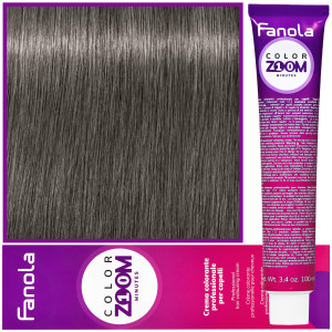 Fanola Color Zoom - krem do farbowania włosów cała paleta, 100 ml 9.11 Bardzo Jasny Intensywnie Popielaty Blond