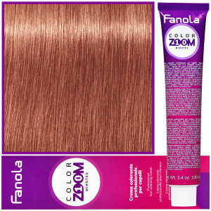 Fanola Color Zoom - krem do farbowania włosów cała paleta, 100 ml 7.4 Miedziany blond