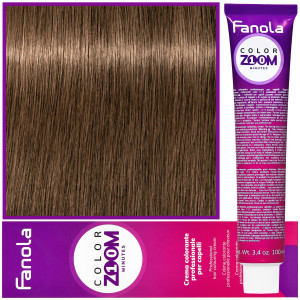 Fanola Color Zoom - krem do farbowania włosów cała paleta, 100 ml 6.3 Ciemny złoty blond