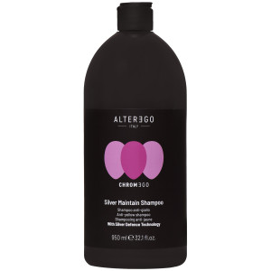 Alter Ego ChromEgo Silver Mantain Shampoo - ochładzający kolor szampon do włosów blond, 900ml