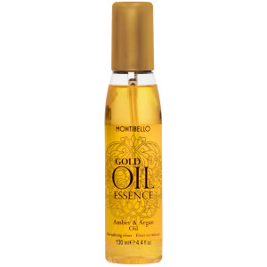 Montibello Gold Oil Essence - olejek bursztynowo-arganowy, wzmacnia i nawilża, 130ml