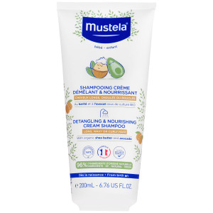 Mustela Detangling & Nourishing Shampoo – szampon dla dzieci do włosów kręconych, 200 ml