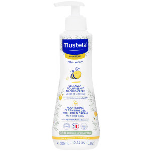 Mustela Nourishing Cleansing Gel with Cold Cream – odżywczy żel do mycia dla dzieci, 300 ml