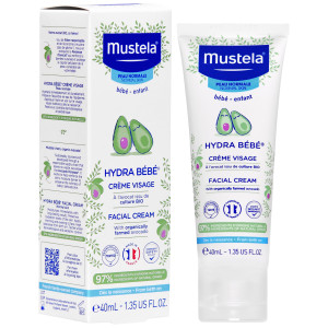 Mustela Hydra Bebe Facial Cream - krem do twarzy dla dzieci, 40ml