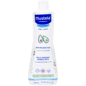 Mustela Multi-Sensory Bubble Bath - płyn do kąpieli dla dzieci, 750ml