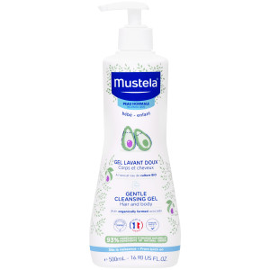 Mustela Gentle Cleansin HairBody Gel - delikatny żel do mycia dla dzieci, 500ml