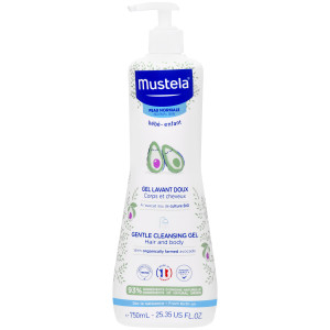 Mustela Gentle Cleansin HairBody Gel - żel do codziennej higieny niemowląt i dzieci, 750ml