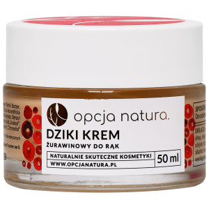 Opcja Natura Dziki krem do rąk – naturalne nawilżenie i odżywienie, 50 ml