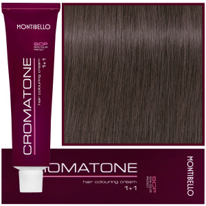 Montibello Cromatone - profesjonalna farba do trwałej koloryzacji, 60ml 7,16 | Średni Popielaty Brązowy Blond