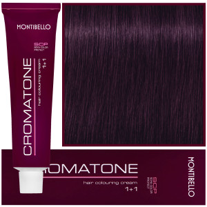 Montibello Cromatone - profesjonalna farba do trwałej koloryzacji, 60ml 6,8 | Ciemny Fioletowy Blond
