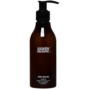 Anwen Szampon Mocno Oczyszczający Róża-Malina – głębokie oczyszczanie, 200 ml
