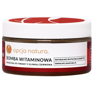 Opcja Natura Bomba witaminowa - maseczka z czerwoną glinką, 100ml