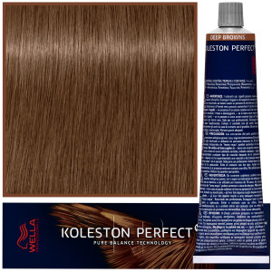 Wella Koleston Perfect Me - profesjonalna farba do koloryzacji włosów, 60ml 7/71 Brązowo Popielaty Średni Blond