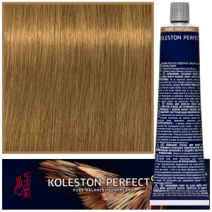 Wella Koleston Perfect Me - profesjonalna farba do koloryzacji włosów, 60ml 8/03 Naturalny Złoty Jasny Blond