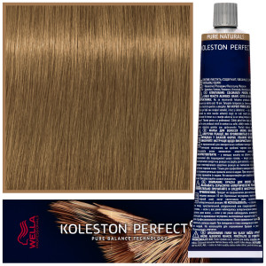 Wella Koleston Perfect Me - profesjonalna farba do koloryzacji włosów, 60ml 8/07 Naturalny Brązowy Jasny Blond