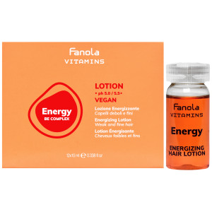Fanola Vitamins Energy Lotion - ampułki energetyzujące do włosów osłabionych, 12x10ml