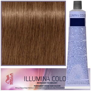 Wella Illumina Color - profesjonalna farba do włosów, 60ml 7/75 - Średni Blond Brązowo Mahoniowy
