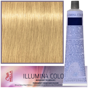 Wella Illumina Color - profesjonalna farba do włosów, 60ml 9/37 - Bardzo Jasny Blond Złoto Brązowy