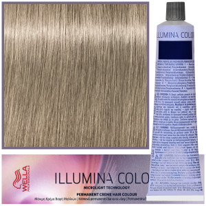 Wella Illumina Color - profesjonalna farba do włosów, 60ml 9/19 - Bardzo Jasny Blond Popielato Grafitowy