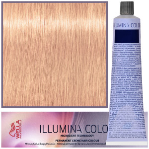 Wella Illumina Color - profesjonalna farba do włosów, 60ml 9/43 - Bardzo Jasny Złoty Blond Czerwony