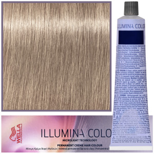 Wella Illumina Color - profesjonalna farba do włosów, 60ml 8/1 - Jasny Popielaty Blond