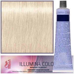 Wella Illumina Color - profesjonalna farba do włosów, 60ml 10/ - Bardzo Bardzo Jasny Blond
