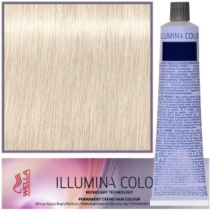 Wella Illumina Color - profesjonalna farba do włosów, 60ml 10/1 - Bardzo Bardzo Jasny Popielaty Blond
