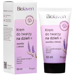 Biolaven Organic - Krem intensywnie nawilżający do twarzy na dzień, 50ml