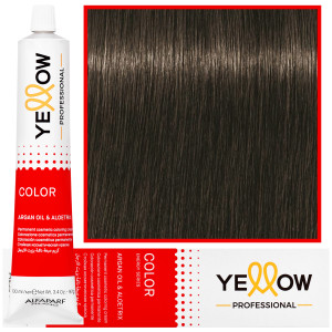 Alfaparf Yellow - trwała farba do włosów z aloesem i kiełkami pszenicy, 100ml 8,1 | Jasny Popielaty Blond